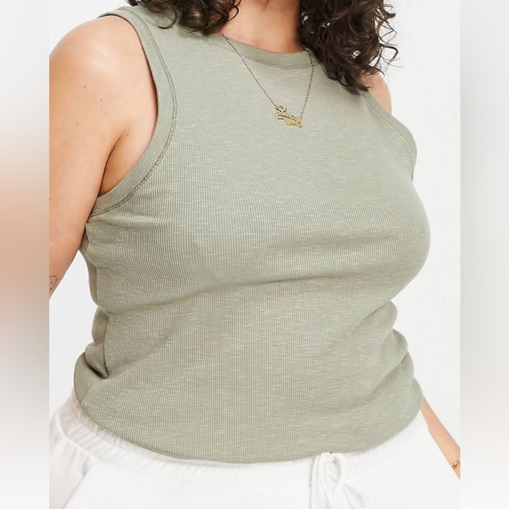 ASOS Oversized Tank In Textured Fabric